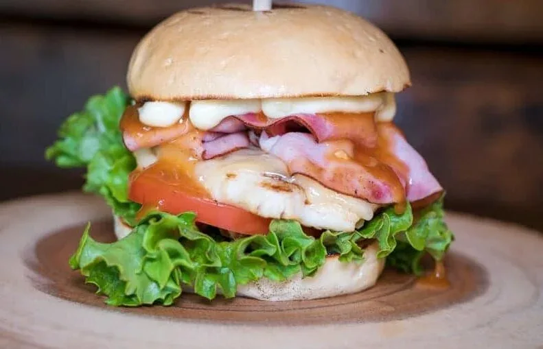 Burger eggs